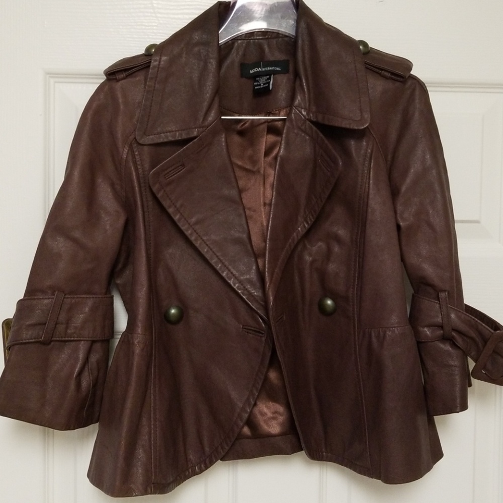 Leather jacket